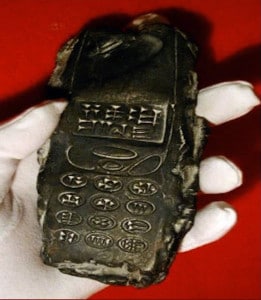 Is this an 800 year old cell phone?